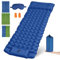 TOSZOLY Colchón Autoinflable para Camping, Colchón de Acampada con Almohada Incorporada y Bomba de Pie, Colchon Hinchable Indivudual, Ultraligera, para Acampada, Senderismo, Playa
