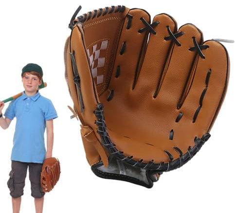 Baseball Handschuhe Batting Gloves, PU-Leder Erwachsenen Baseball Training Wettbewerb Handschuh, Softball-Handschuhe Für Kinder, Teenager