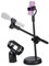 Warmhm 1 Set Asta Microfono Regolabile per Tavolo per Smartphone per Studio Registrazione e Podcasting
