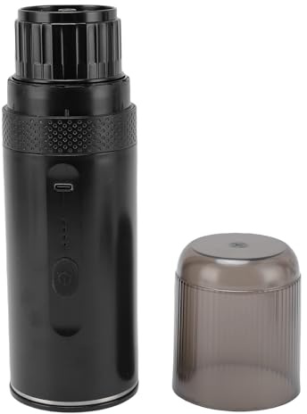 Tragbare Kaffeemaschine 7500 mAh Akku mit 100W Pumpendrucktechnologie Automatische Kapselmaschine für Outdoor, Camping, Reisen