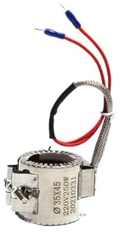Xuro 42x50/60/70mm Keramik Band Heizungen 110V/220V/380V 300W-400W Heizelement for Spritzguss Maschinen Samowar(220V,400W 42x70mm(IDxH))