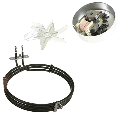 Qualtex 2500W Heating Element & Oven Motor For Rangemaster Oven Cookers