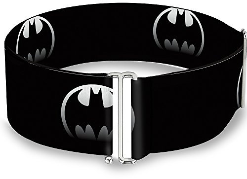 Buckle-Down Damen Cinch Gürtel Bat Signal-4 BlackSilver Fade 71,1 bis 132,2 cm, mehrfarbig