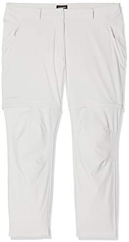 Schöffel Damen Pants Ascona Zip Off, leichte und komfortable Damen Hose mit optimaler Passform, flexible Outdoor Hose für Frauen, gray violet, 84