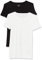 Amazon Essentials Women's Slim-Fit Short-Sleeve Crewneck T-Shirt, Pack of 2, Black/White, S
