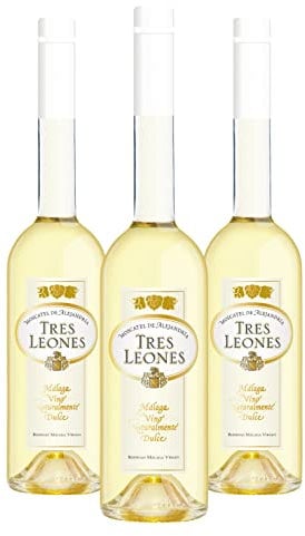 Tres Leones - Pack 3 botellas de 50cl - Vino naturalmente dulce D.O. Málaga