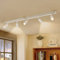 Eofiti Deckenlampe Strahler 5 Flammig Schwenkbar Deckenlampe Spot Weiß Inkl. 5x 3W G9 360LM Warmweiß 3000K Deckenstrahler LED Modern Spotleuchten Spotbalken Küchenlampe für Garderobe Gänge