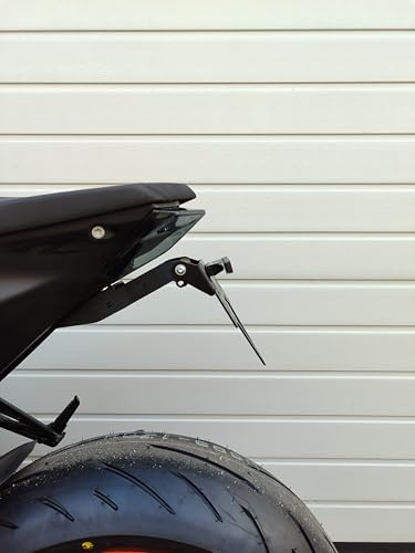 kurzer Kennzeichenhalter GroFaTec kompatibel mit KTM 1290 Superduke R 20-24 Super Duke Kennzeichenträger Nummernschild kurzes Heck Heckumbau Tail Tidy