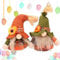 Gnomo Autunnale, 2 Pcs Decorazioni Autunnali in Peluche per Caminetto, regali e decorazione, Gnomi per Feste del Raccolto per Natale, Ringraziamento, Vetrina