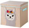 LIFENEY Aufbewahrungsbox mit Deckel und Lama I Spielzeugbox mit Tiermotiv passend für Würfelregale I Ordnungsbox für das Kinderzimmer I Aufbewahrungskorb Kinder