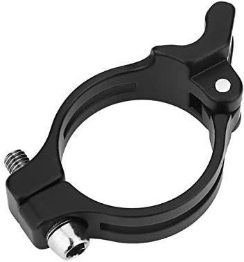 Bike Derailleur Clamp, Front Derailleur Clamp, 2 Sizes MEIJUN Bike Bicycle Front Derailleur Clamp Adapter Clip Cycling Accessory(31.8mm -Black)