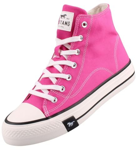 MUSTANG Baskets pour Femme 1482-501, Rose, 36 EU, Rose Bonbon, 36 EU