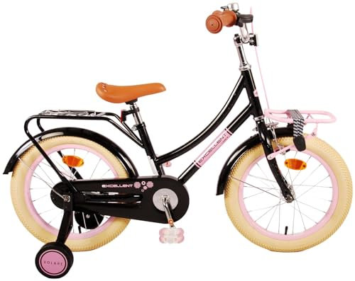 VOLARE Kinderfahrrad Excellent 16 Zoll, schwarz