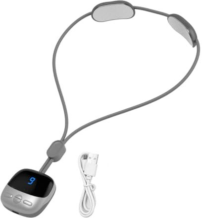 Tiardey Nackenmassagegerät mit Wärmefunktion, Tragbares Nacken-Schulter Massagegerät für Schultern, Nacken und Arme