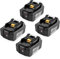 XNJTG 18V 5,5Ah Batteries de Rechange pour Makita BL860b BL1850b BL1850 BL1840 BL1830 Compatibles avec Makita 18V Les Outils et appareils électriques