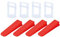 TOPWAY 400 Stück Fliesen-Nivelliersystem 2 mm, 300 x Zuglaschen Clips 30 mm Höhe + 100 x Fliesen Keile, für Wänden und Böden Installation von Keramik