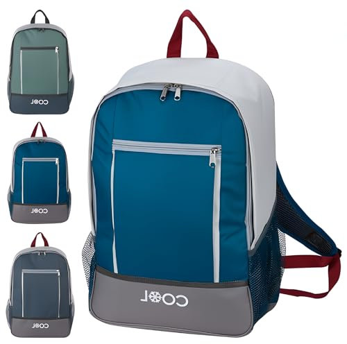 Bricoloco Mochila Nevera isotérmica Cool 20 L 45x32x16 cm 21 litros Multicolor Bolsillos Frontal y Lateral
