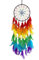 Traumfänger, Handgefertigt Feder Dreamcatcher im Böhmischen Stil Traumfängers Dream Catchers für Schlafzimmer Hochzeit Wandbehang Auto Ornament, Regenbogenfarben
