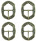 4 Stück Trachten schnalle Gürtelschnallen set Schnalle für Trachtenhosen Herren Gürtelschnallen Schnalle Trachten individuelle Schnalle Herren Gürtelschnalle Für Gürtel für Trachtenhosen Metall (D)