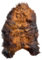 Tenhofen Premium Lammfell Teppich Schlafzimmer & Bettvorleger - Lammfell Echt Fell Teppich aus öko. Gerbung - Dekofell Fellteppich (Kupfer-Braun Langhaar Island, S: 90-100 cm)