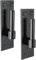 IRONTITE® 2 Pack Heavy Duty Gate Hinges with 16mm Pin to Suit Hook and Band Gate Hinges, and Wrought Iron Gates. Black Gate Hinges Hook On Plate Hinge Pins.