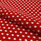 SUGARAPPLE Bio Baumwollstoff zum Nähen für Kinder | Stück 1 m x 150 cm | Stoff Meterware | Öko Tex Standard | Reine Baumwolle | Kinderstoffe Mädchen, Junge Sterne Größe 8 mm | Sterne Rot