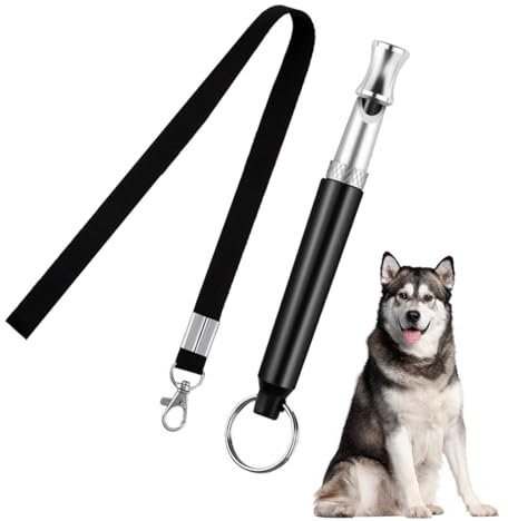 KEQAR Ultraschall-Hundepfeife, Lautlose Hochfrequenz Hundepfeife für Hundetraining und Rückruf, Erziehungshilfen für Hunde