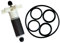 Hot Tub Water Pump Impeller for Spa Lay Z #P4071 58113 E02 Impeller with 1Pcs Stainless Steel Shaft and 5Pcs Pump Seal Ring Filter Pump Impeller Replacement