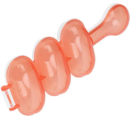 Fdit Rice Ball Shaker Fun Tool Diy para Comida para el Almuerzo Escolar para Cocina Creativa para Cocina Creativa (rojo)