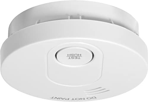 BG Electrical Optical Smoke Alarm Battery White