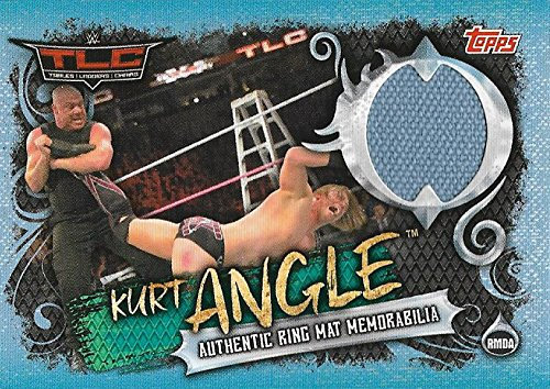 SLAM ATTAX LIVE WWE Kurt Angle Ring Mat Memorabilia Tables Ladders Chairs TLC 2017