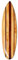 Seestern Sportswear Deko Holz Surfboard 50,80 oder 100 cm Airbrush Design Surfing Surfen Wellenreiten Surf /1652 100 cm