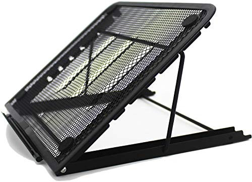 Metal Mesh Stand for A4 LED Light Tracer Pad, Ventible Metal Holder for Laptop, Tablet, Animation Art Sketching Drawing Tracing LED Light Box Board, Books Holder, Diamond Painting Light Pad etc