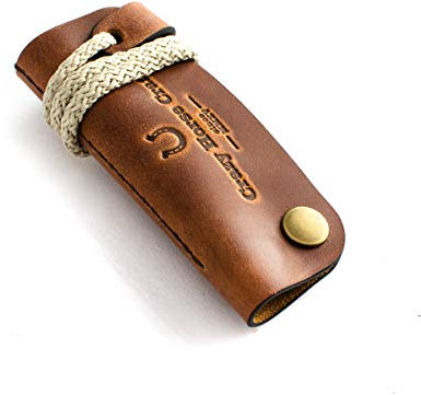 Organiseur et porte-clés en cuir | Classic Brown, porte-clés en cuir véritable Crazy Horse, porte-clés porte-clés, porte-clés vintage, cadeau parfait pour lui, cadeau de Noël unique, Crazy Horse Craft