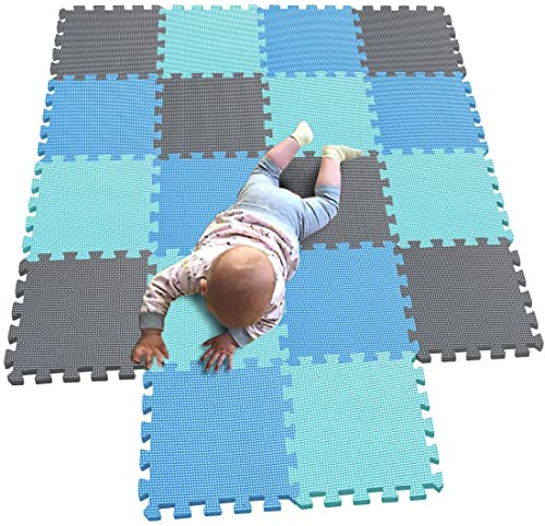 MQIAOHAM® 18 Stücke Baby puzzelmatten für Babys spielmatte Kinder puzzlematte Teppich G301018-107108112