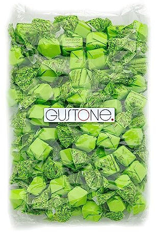 Tartufo dolce al pistacchio (weiß Pistazie) | von Antica Torroneria Piemontese | Edle Trüffel-Praline aus Italien mit weißer Schokolade | 1 kg Großpackung | Glutenfrei