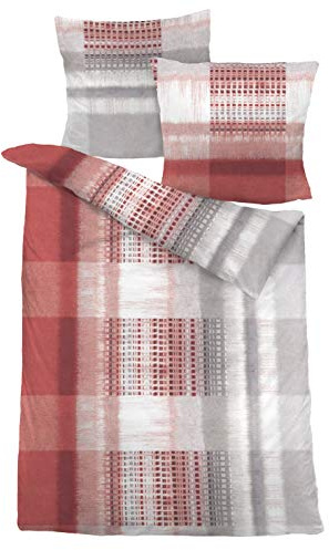 Dormisette Edel Biber Bettwäsche 135x200cm - 80x80cm 100% Baumwolle mit Rv Made in Germany