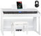 FunKey DP-2688A WH Digitalpiano Set - 88 anschlagsdynamische Tasten - Hammermechanik - 128-fach polyphon - 360 Sounds - 160 Styles - Spar-Set inkl. Klavierbank, Kopfhörer & Schule - weiß Hochglanz