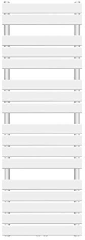 Aquamarin® Secador de Toallas de Baño - De Pared, 1600x500mm, Agua Caliente, Acero, Vertical, Entrada Central o Lateral, Blanco - Radiador de Baño, Calentador de Toallas, Calefacción, Toallero