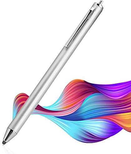 Lápiz táctil portátil, 14 cm, lápiz táctil de Alta precisión, Capacitivo, Compatible con Todas Las tabletas de Pantalla táctil y teléfonos, Punta de lápiz Suave para Evitar arañazos en la Pantalla