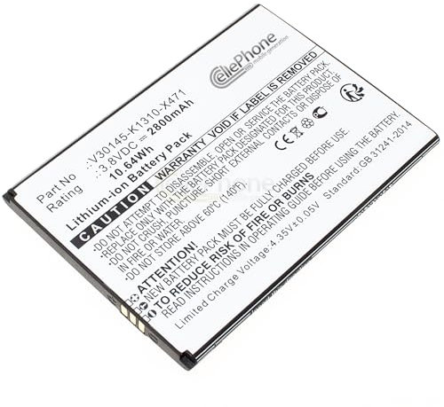 cellePhone Akku Li-Ion kompatibel mit Gigaset GS110 (Ersatz für V30145-K1310-X471)