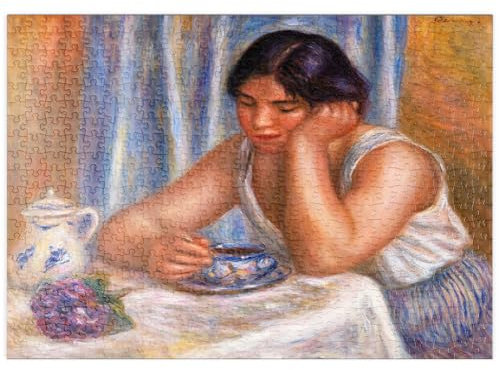 MyPuzzle Cup of Chocolate (1912) by Pierre-Auguste Renoir - Premium 500 Teile Puzzle - MyPuzzle Sonderkollektion von Æpyornis