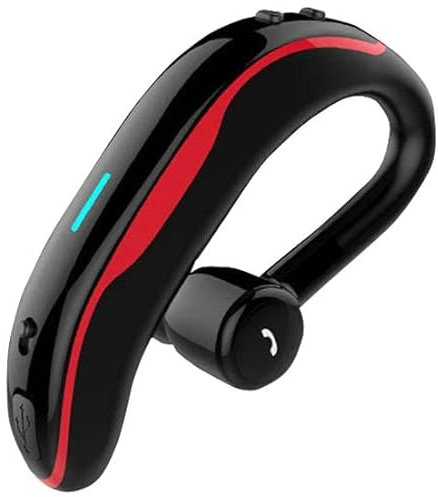 Auricular Bluetooth para Samsung Galaxy A52s Smartphone Inalámbrico Sonido Mano Libre Business (Rojo)