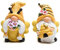 Hodao Fall Garden Gnomes Decorations Honey bee Gnome World Bee Day Decorations Gifts -Swedish Dwarf Figurine Table Fall Honey Bumble Bees Gnomes Decorations for Home (2 PCS)