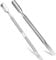 Cuticle Pusher Tool Kit, 2 Pack Stainless Steel Nail Cuticle Cleaner Tool Dual Head UV Gel Nail Polish Remover Tool Nail Art Cuticle Trimmer for Removing Dead Skin on Fingers, Nail Art(2-piece set)