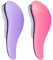 Crave Naturals Glide Detangler Hair Brush - Perfect for Curly Hair, Straight Hair, Wet or Dry, and a Great Stocking Filler - Detangle Hair Brush for Women, Men, and Kids - 2 Pack