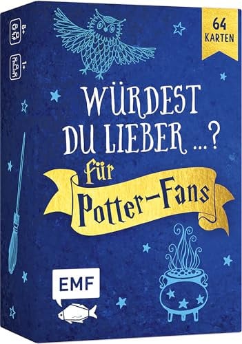 Kartenspiel: Würdest du Lieber ...? Das Fragespiel für Harry Potter-Fans: Der Partyklassiker mit über 60 Fragen: Von herausfordernden Entscheidungen bis zu lustigen Szenarien