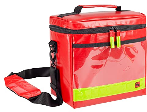 ELITE BAGS - Row XL Labortasche | rot | thermoisoliert | Transport von Probenröhrchen