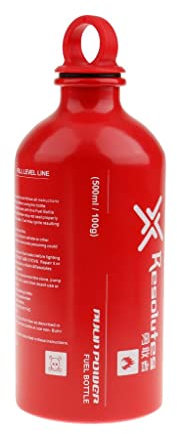 barenx Botella de tanque de combustible, cilindro de gas propano, sin costuras y ligero, 500 ml
