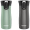 Contigo West Loop 2.0 Leak-Proof Spill-Proof Insulated Stainless Steel Travel Mug, 16oz., 2 Pack, Agave Metallic & Sake Metallic